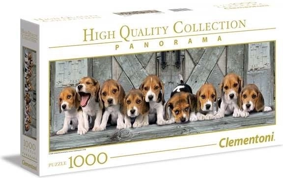 Puzzle Panorama 1000 pièces Beagle Clementoni