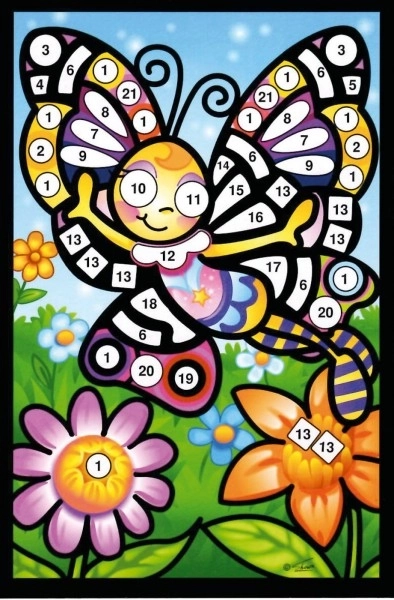 Image adhésive scintillante 15x10cm assortie en sachet
