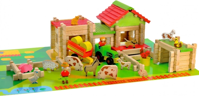 Jeu de construction en bois Ma première grande ferme