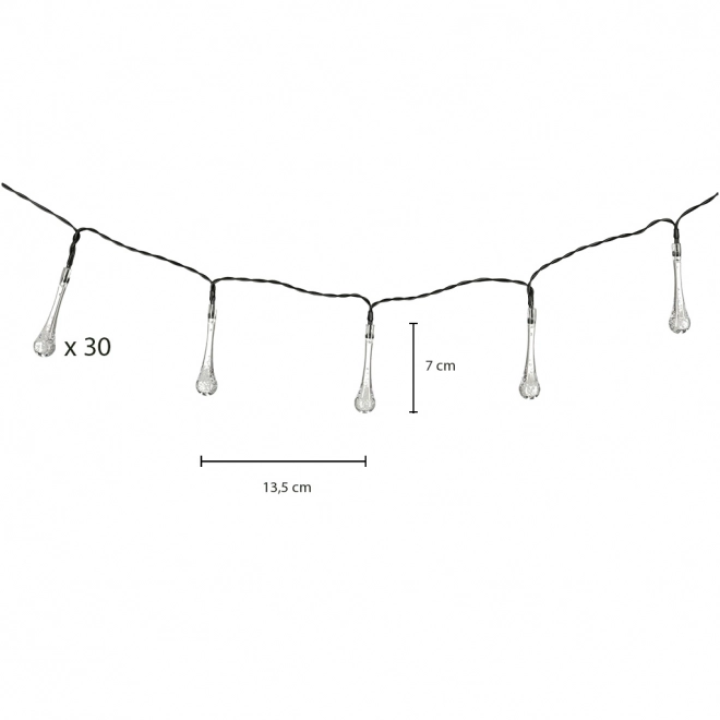 Lampes solaires de jardin pour balcon, blanc froid