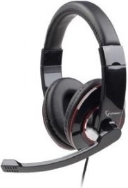 casque noir avec micro