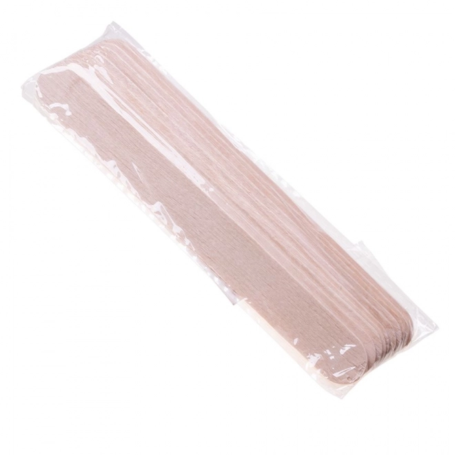 Spatules en bois pour l'application de cire 10 pcs.