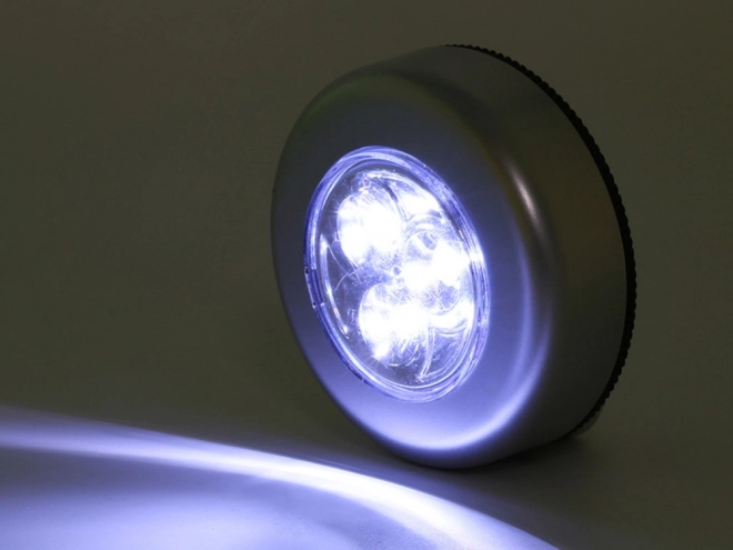 Lumière tactile sans fil et autocollante pour armoire avec 3 LED