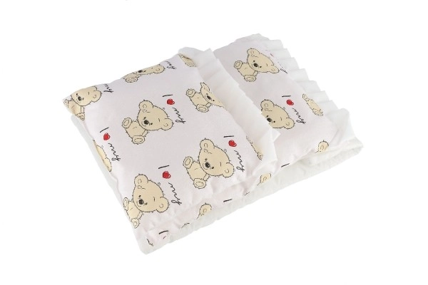 Oreiller avec coussin pour poupées