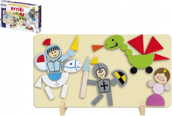 Detoa puzzle magnétiques chevaliers