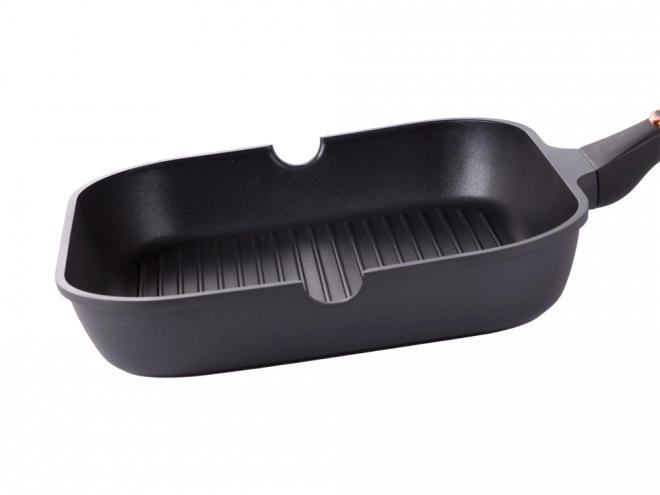 Poêle à griller KingStyle avec surface antiadhésive