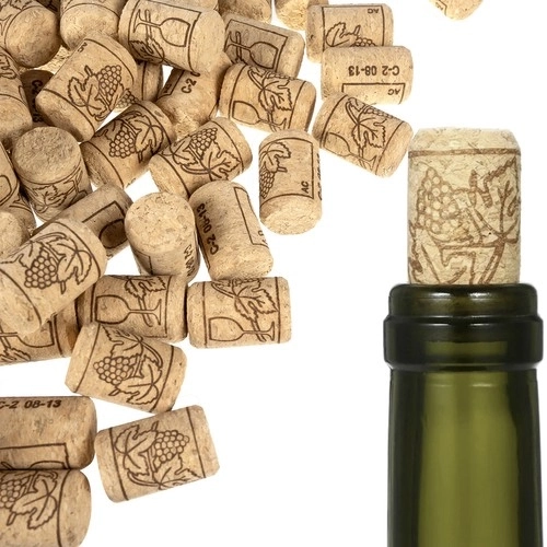 Bouchons pour bouteilles de vin - 100 pièces. Ruhhy 22876