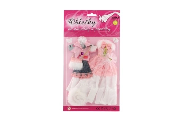 Vêtements avec accessoires pour poupées 2 pièces
