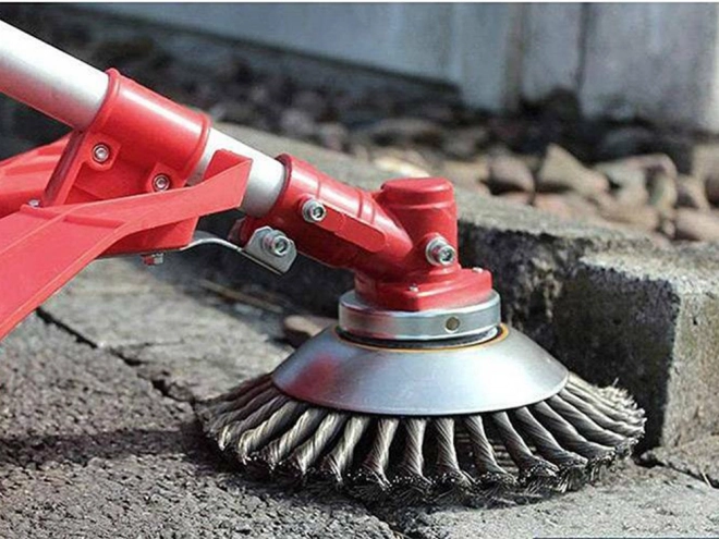 Brosse métallique pour tondeuses pulvérisatrices 200mm