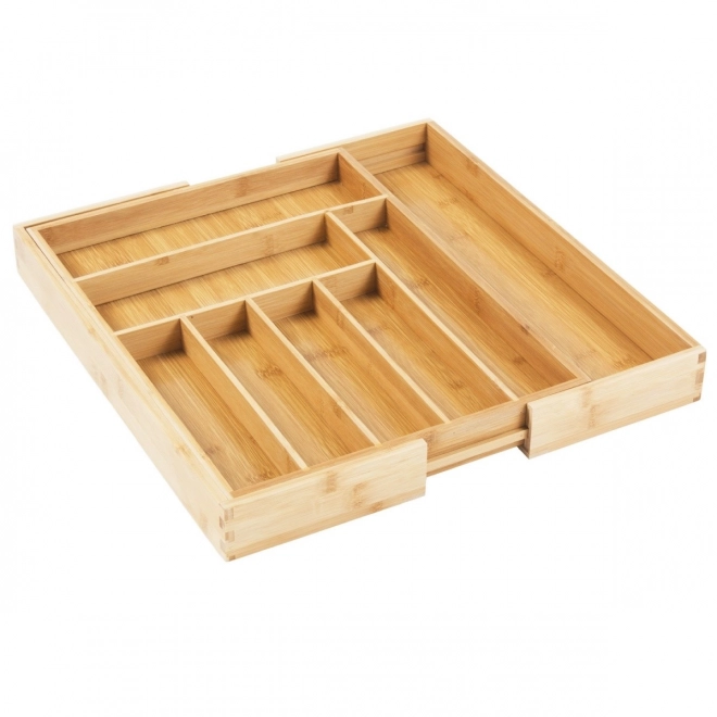Organisateur extensible en bambou pour couverts