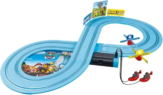 Piste d’action avec deux hélices tournantes