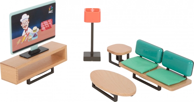 Petite Maison Ensemble de meubles modernes pour poupées