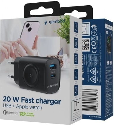 Recharge rapide 20 W avec PD et QC 3.0