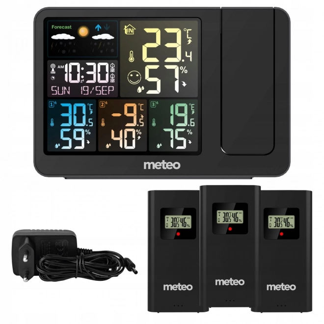 Station météo avec DCF et projecteur laser