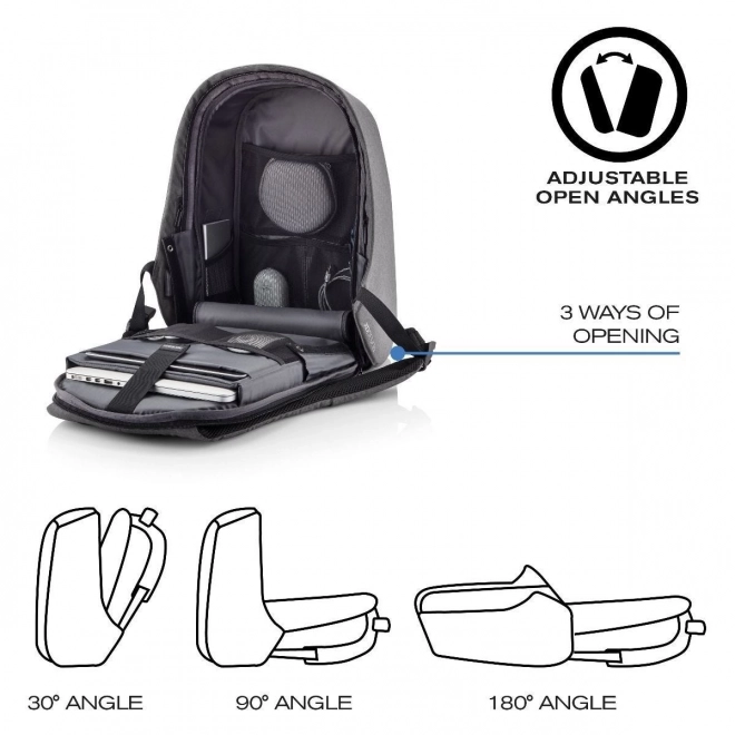 Sac à dos anti-vol Bobby Hero XL gris