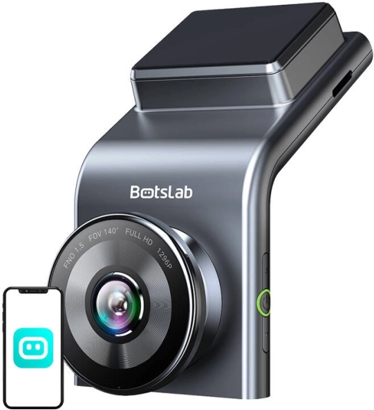 Caméra embarquée Botslab G300H Pro 2K avec GPS et vision nocturne