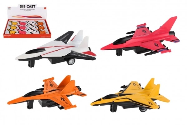 Avions de chasse colorés à remontage