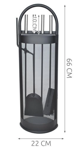 Accessoires de cheminée 4 pièces Kaminer