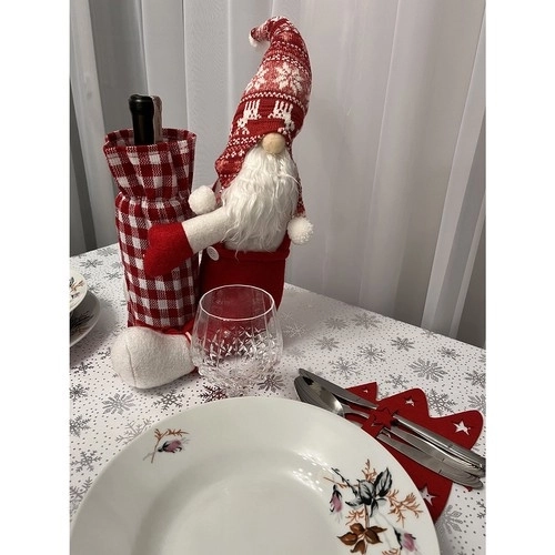 Lutin de Noël avec sac pour bouteille Ruhhy 22508