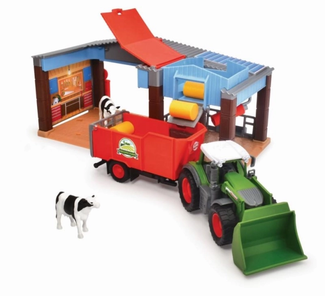 Ferme avec tracteur et accessoires