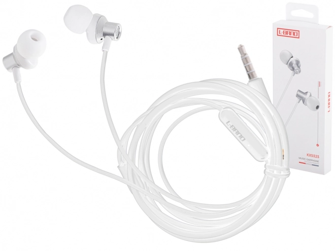 Écouteurs intra-auriculaires filaires blancs avec microphone type C EP42