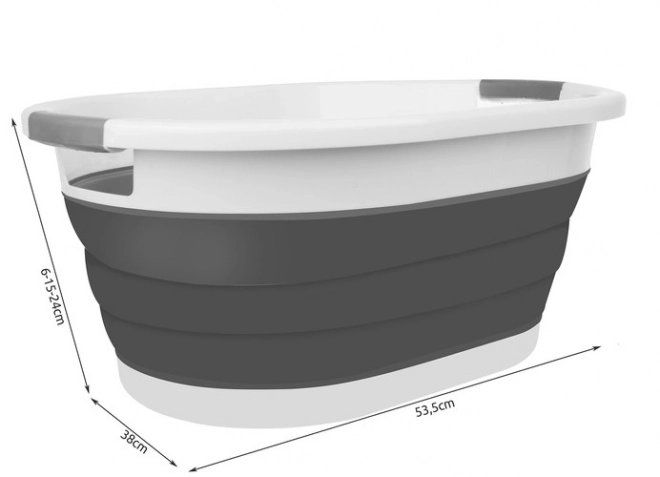 Panier à linge pliable en silicone