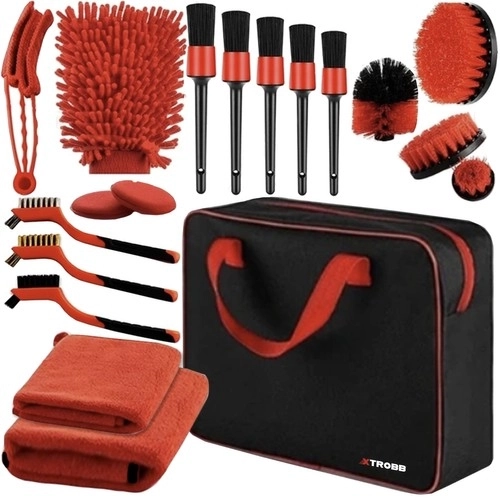 Kit de detailing pour nettoyage intérieur et extérieur des voitures Xtrobb