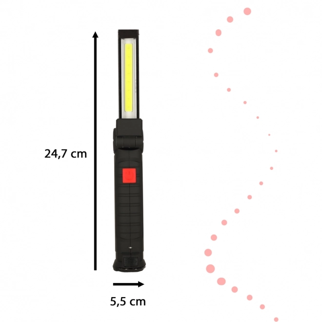 Lampe de travail LED USB avec aimant et batterie