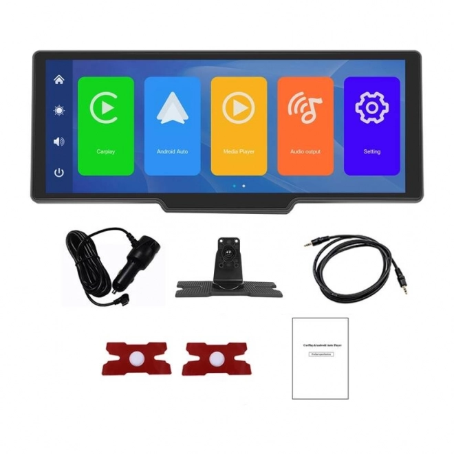 Podofo A3247 écran tactile pour voiture avec Carplay et Android Auto