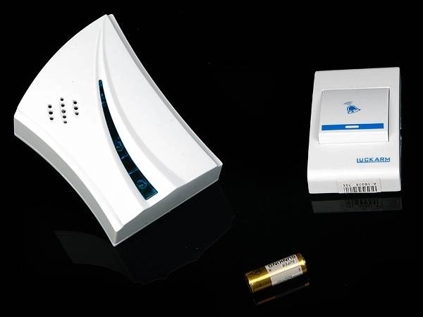 Sonnette sans fil avec portée de 150 m et mélodies LED