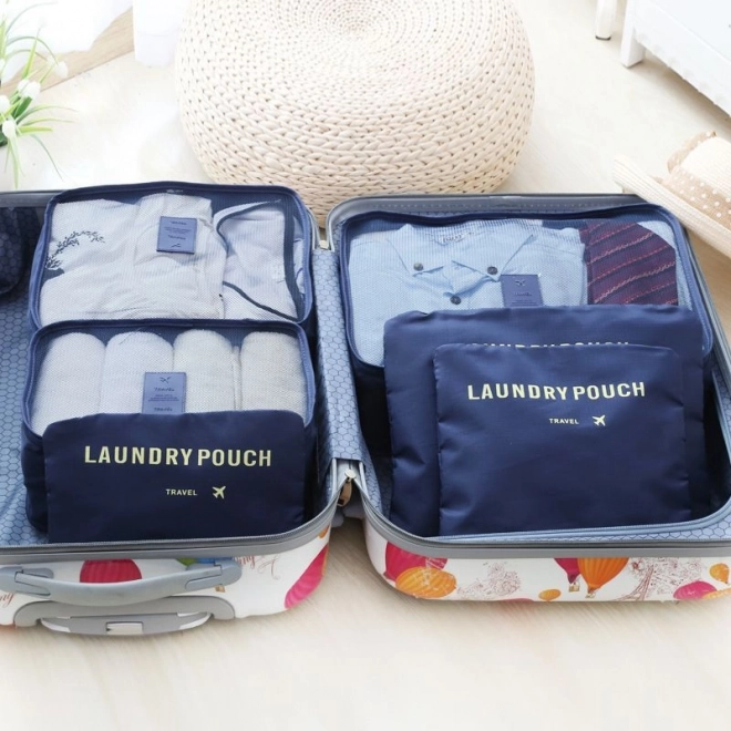 Organisateurs de voyage pour valise et armoire - noirs
