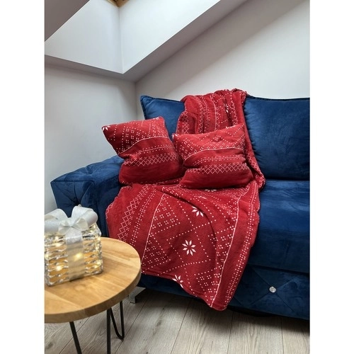 Couverture 1,6x2m + 2x housse de coussin Ruhhy 22594