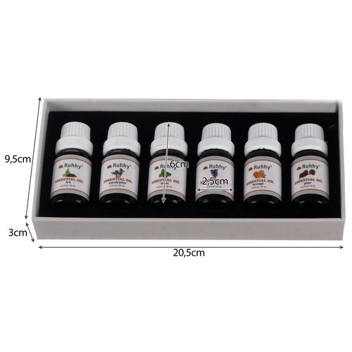 Ensemble de 6 huiles essentielles de 10 ml