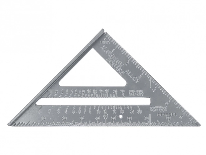 Équerre en aluminium avec marques gravées 180 mm