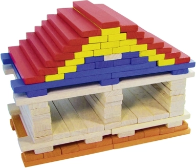 jeu de construction en bois Batibloc color 100 de VILAC