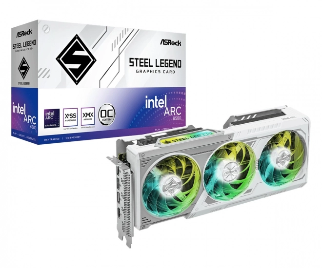 Carte graphique ASRock B580 Steel Legend 12GB OC GDDR6