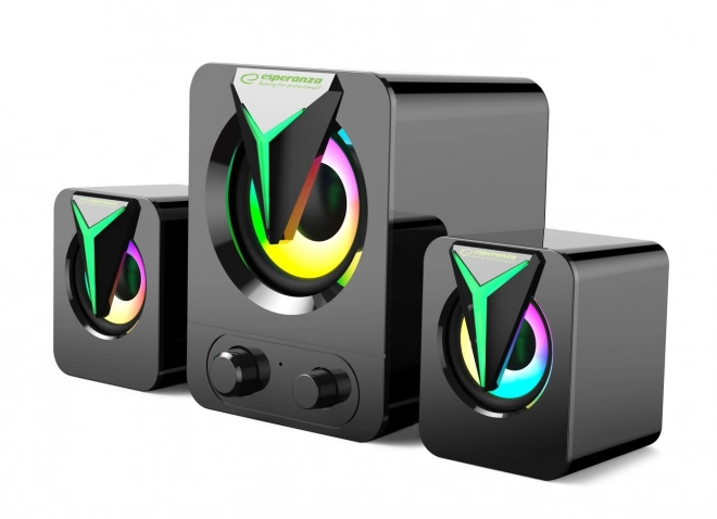Haut-parleurs USB RGB Soprano 2.1