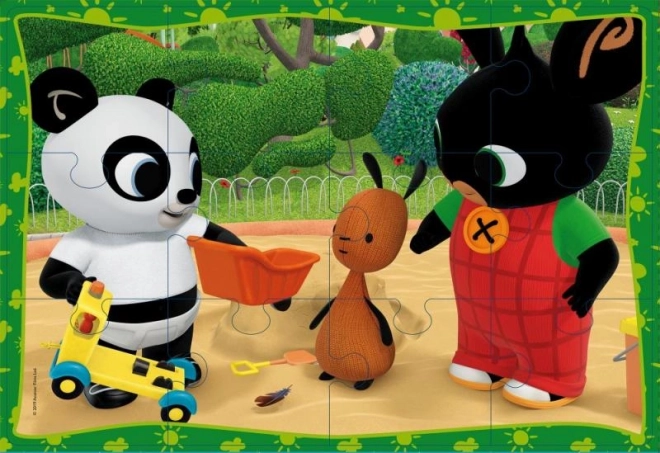 Puzzle maxi Bing 2 x 12 pièces