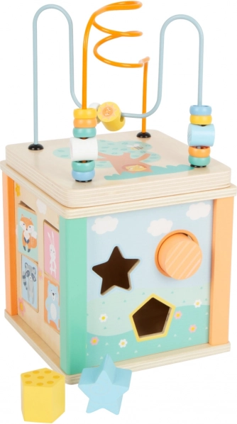 Cube d’activités SMALL FOOT en tons pastel