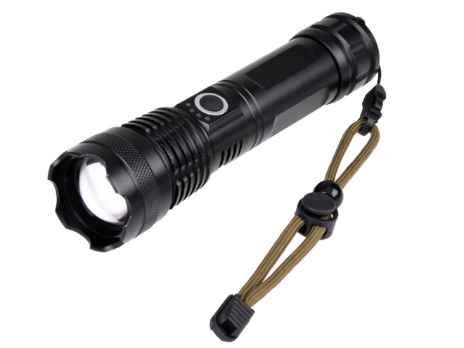 Lampe de poche LED puissante USB étanche