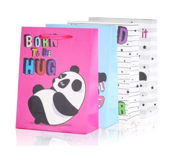 Sac cadeau panda 24 cm x 18 cm