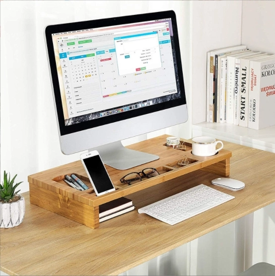 Support de moniteur - bambou