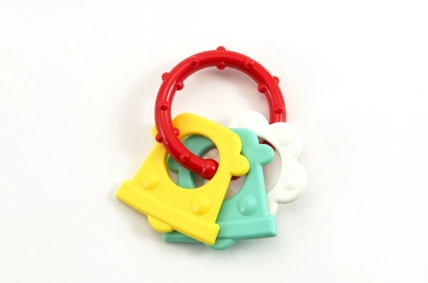 Anneau de dentition avec fleurs et clochettes