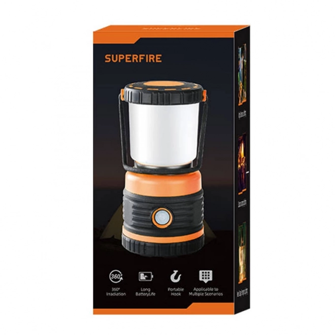 Lampe de camping Superfire avec haute luminosité 850 lm