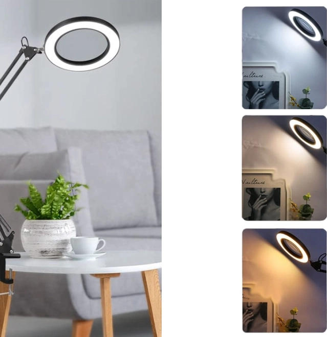 Éclairage LED puissant et 3 températures de couleur