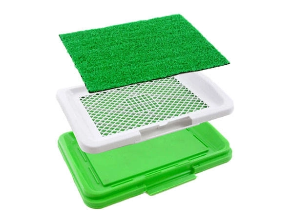 Herbe d'apprentissage aux toilettes pour chiots - 34 x 47 x 6 cm