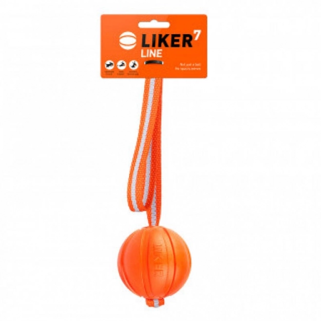 Balle sur corde pour chiots et petits chiens Liker Line 7 Waudog