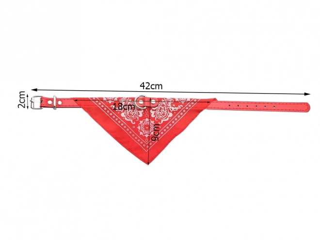 Collier élégant pour chiens et chats avec bandana