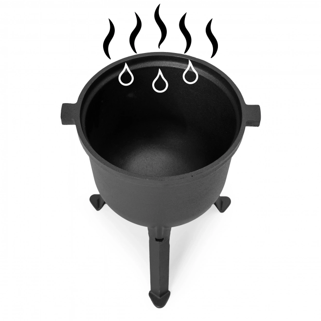 Chaudron en fonte 8L sur trépied MultiGarden