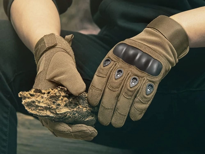 Gants tactiques XL avec protection des articulations